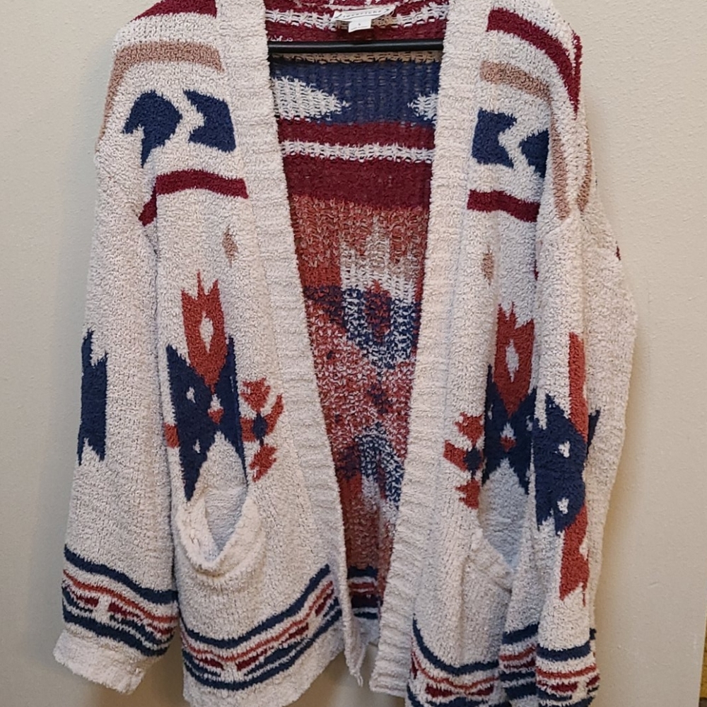 Tribal boho cardigan